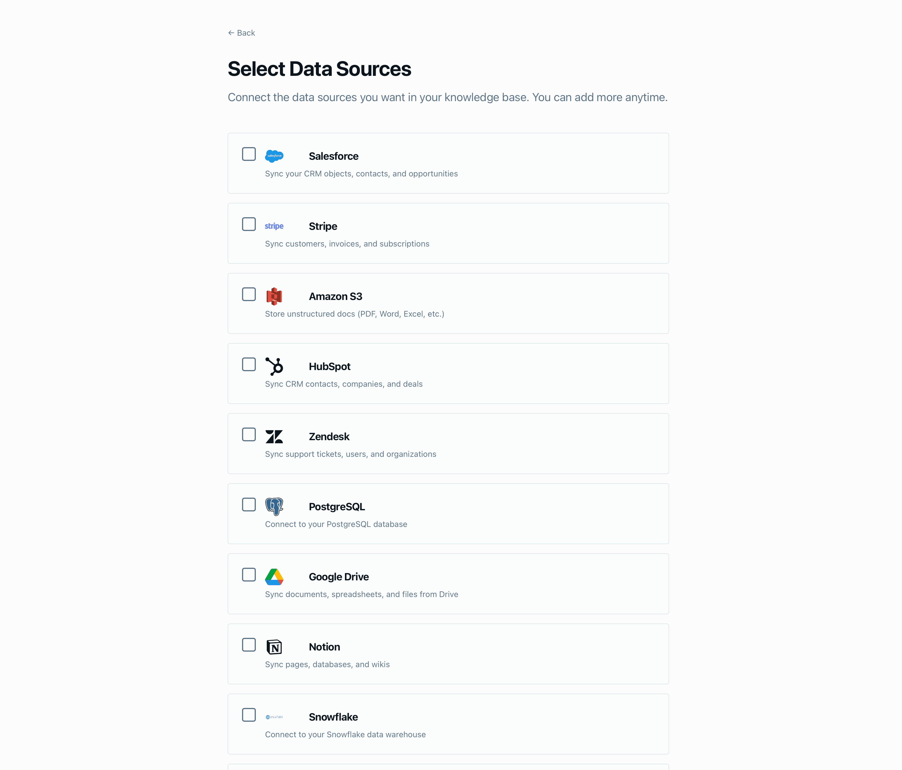 Universal Data Connectors